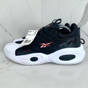 Reebok NWT Solution Mid Allen Iverson Basketball Shoes Mens 9 12 Black GY0931